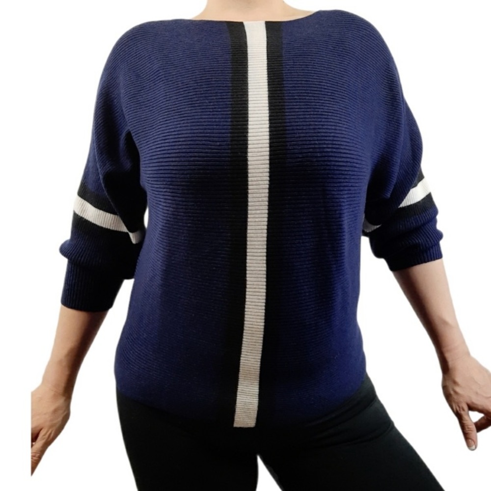 Say What? Ribbed Striped Sweater
